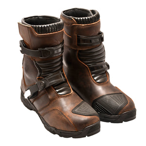 Brown Calf-High Adventure Motorcycle Boots long