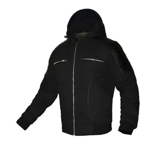 Unyle Softshell Motorbike Hoodie Black