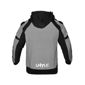 Unyle Winter-Shield softshell Motorcycle Hoodie armor Gray