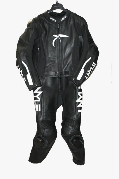 Unyle Custom Built NP Men Leather motorbike Suit Black